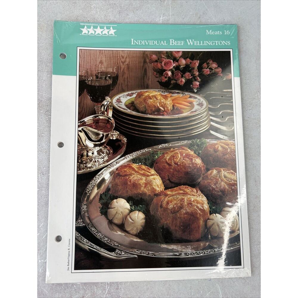 Vintage Southern living Five Star Recipes Meats 16‎ Inserts In Wrapper